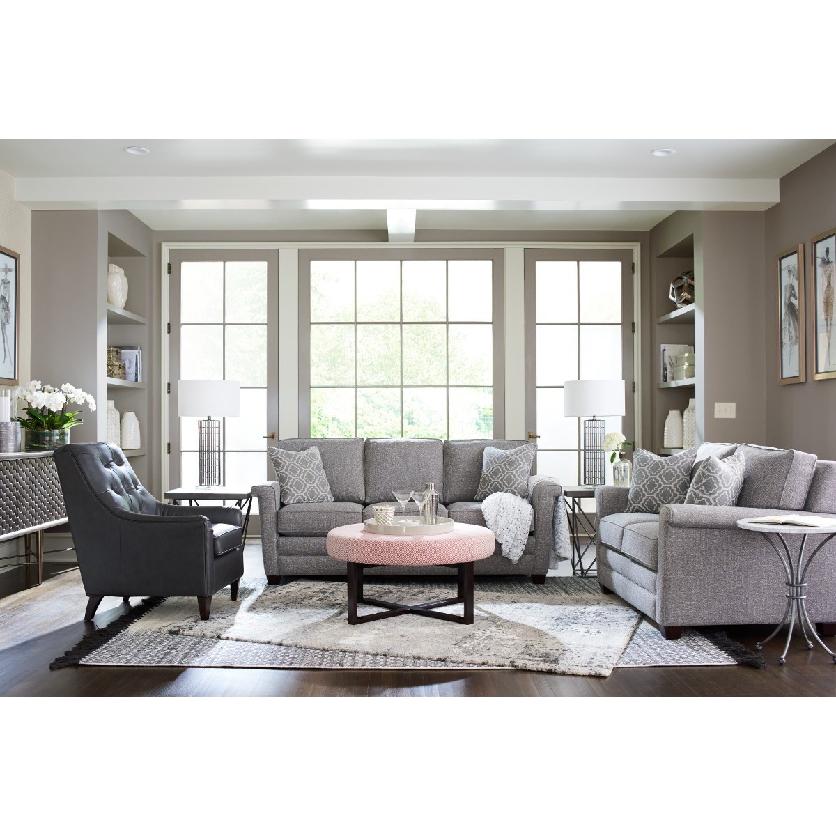 LaZBoy Bexley Contemporary Sofa Godby Home Furnishings Sofas